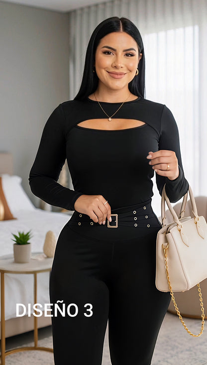 Ref 2- Conjunto Deluxe Casual – Elegante, Cómodo y Versátil